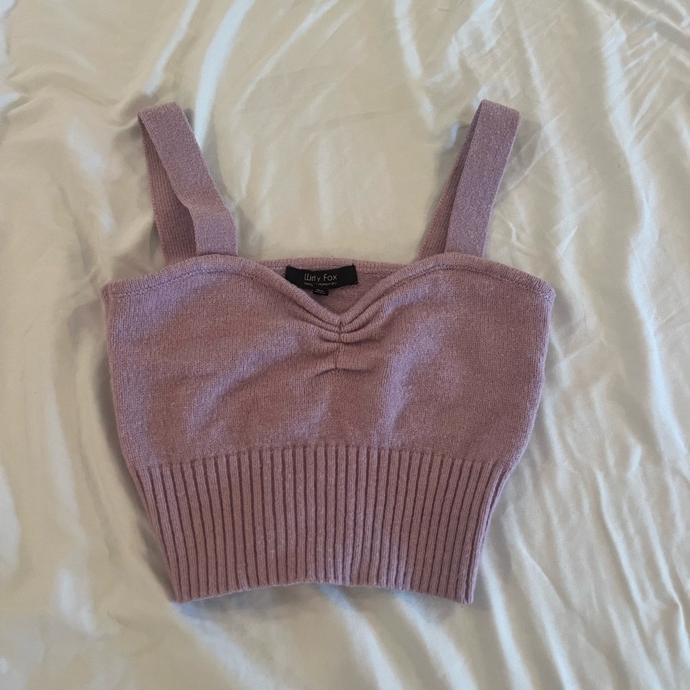 Xs purple witty fox top